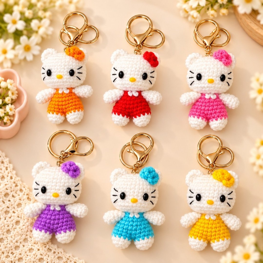 Hello Kitty handmade product by Voshe Art